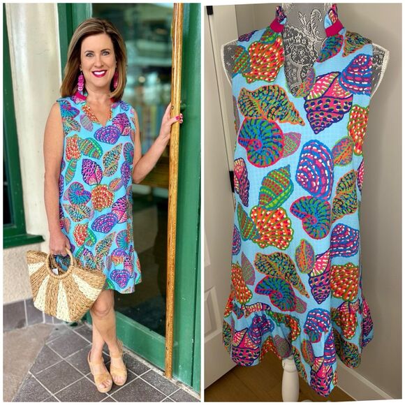 Anthropologie Dresses & Skirts - Anthropologie TMHL Seashell Sleeveless Dress Size XS Extra Small